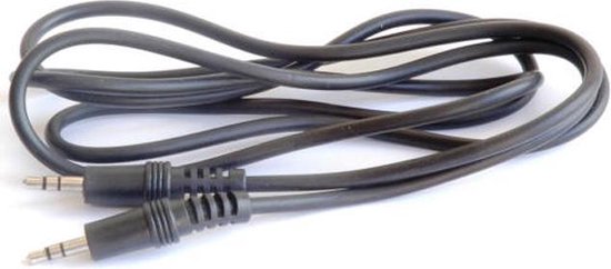 Aux kabel 3.5mm jack - Audio kabel - 120cm - Zwart | bol.com