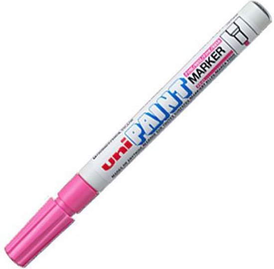 Uni Paint PX-21 Paint Marker - Roze verfstift met 0.8 – 1.2 mm punt