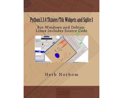 Omslag van Python3.3.4 Tkinter/Ttk Widgets and Sqlite3