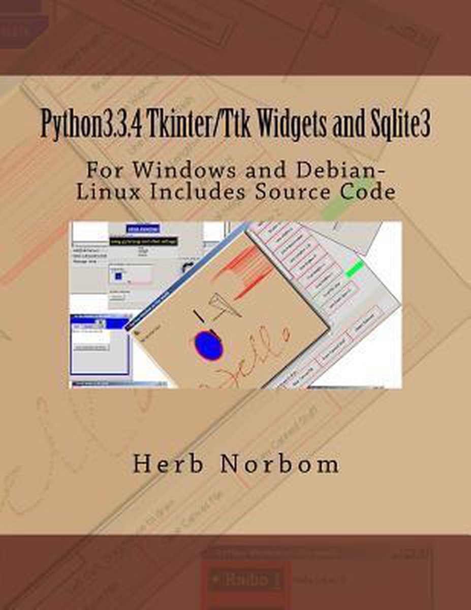 Omslag van Python3.3.4 Tkinter/Ttk Widgets and Sqlite3