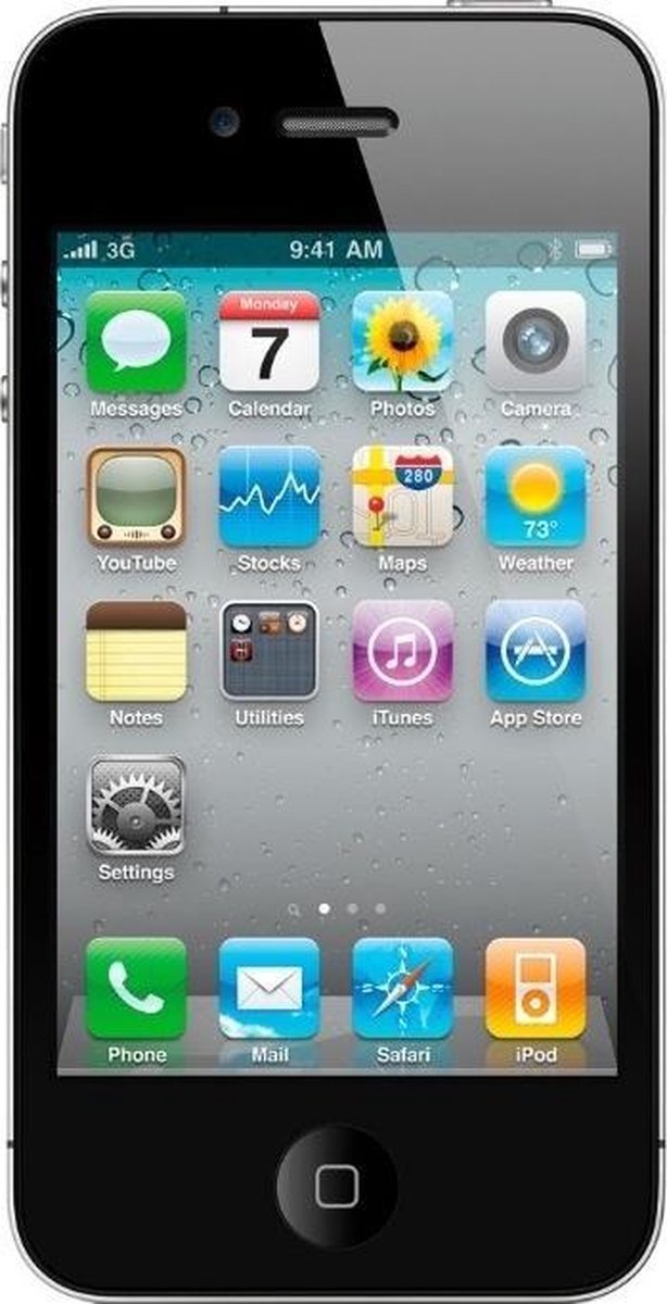 krater wortel winter Apple iPhone 4 - 16GB - Zwart | bol.com