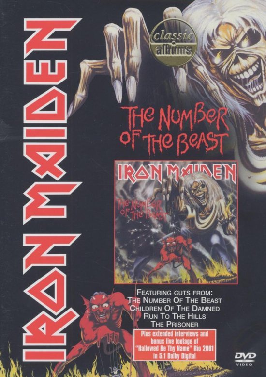 Cover van de film 'Iron Maiden - The Number of the Beast'