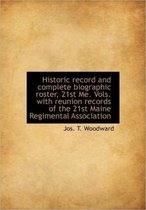 Historic Record and Complete Biographic Roster, 21st Me. Vols. with Reunion Records of the 21st Main
