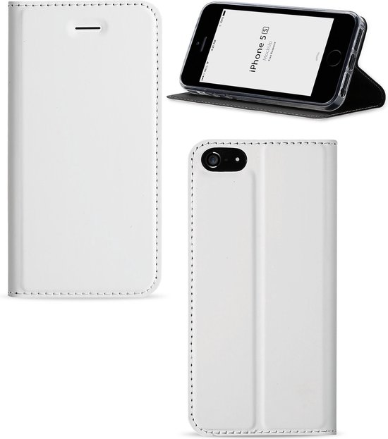 Verwijdering smog Touhou Apple iPhone 5| 5s | SE Hoesje Wit met Standaardfunctie | bol.com