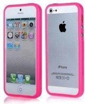 Apple iPhone 5C Silicone Bumper Case hoesje Roze