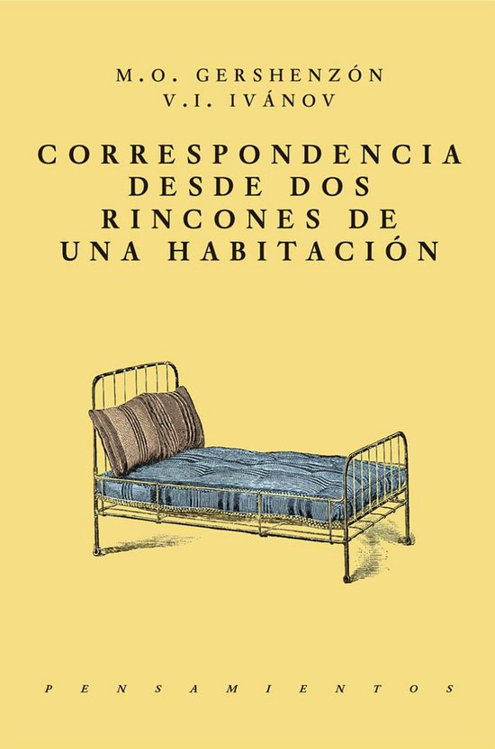 Pensamientos - Correspondencia desde dos rincones de una hab ... - cover
