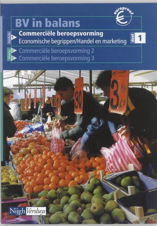 Cover van het boek 'BV in balans / Commerciele beroepsvorming 1 / deel Leerlingenboek / druk 2' van K. Broersen