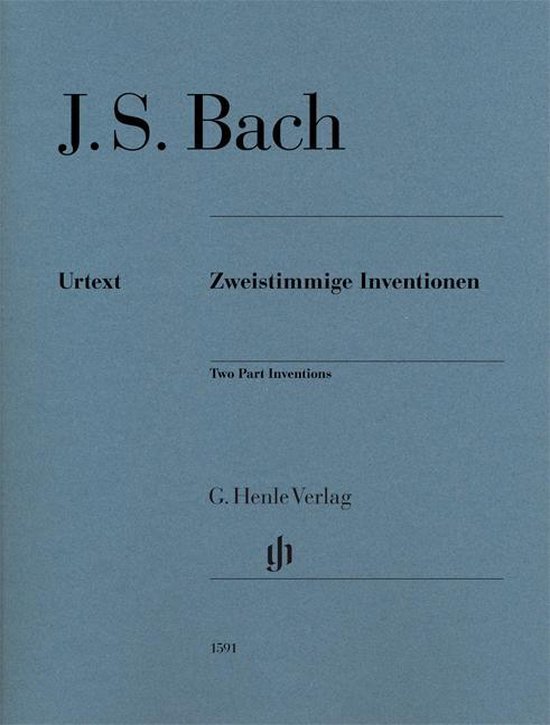 Zweistimmige Inventionen für Klavier zu zwei Händen. Urtex ... - cover