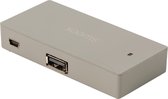 Sweex 4-poorts USB hub - USB2.0 - grijs - 0,60 meter
