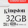 Kingston Micro SD kaart 32 GB + SD Adapter Canvas (HD video- 80MB/S/R) 100% origineel - Lifetime  Grantie