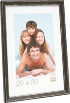 Deknudt Frames fotolijst S46DF2 - zwart met biesje - foto 13x13 cm