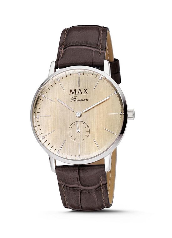Max 5 -MAX732 - Horloge - Leer - Groen - 40mm