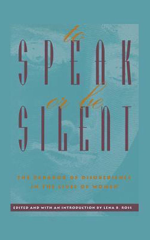 To Speak or Be Silent - cover