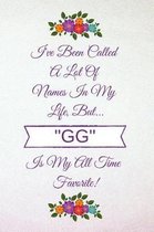 I've Been Called a Lot of Names in My Life But Gg Is My All Time Favorite!