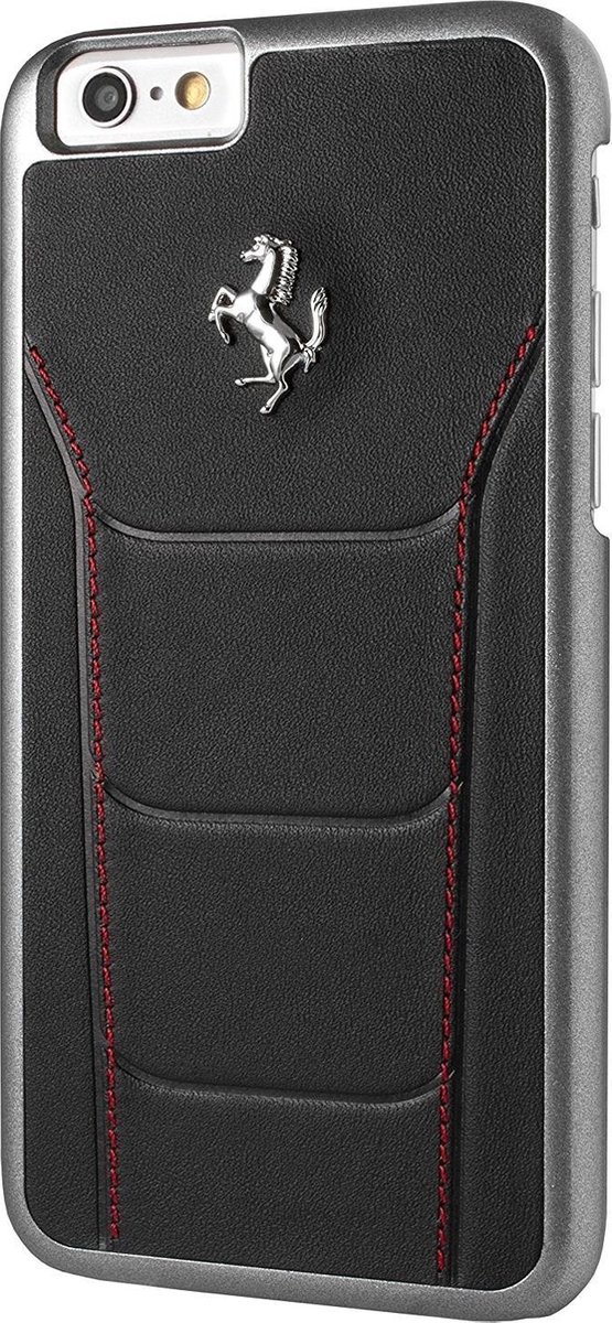 Ferrari - GT - - 458 - hoesje - voor - iPhone - 6 / iPhone - 6S - zwart - en - rood
