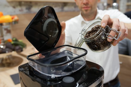 Severin KA 4810 Filter Koffiezetapparaat met bonenmaler - Glazen kan - Aromaselectie - Timerfunctie - Zwart / Rvs