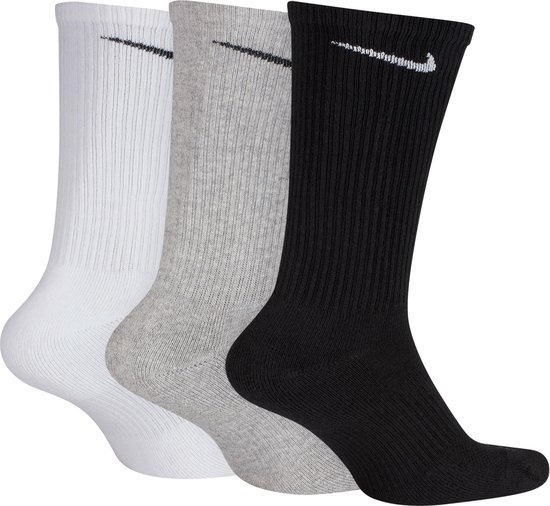 Nike Sokken - Maat 46-50 - Unisex - zwart/wit/grijs | bol.com
