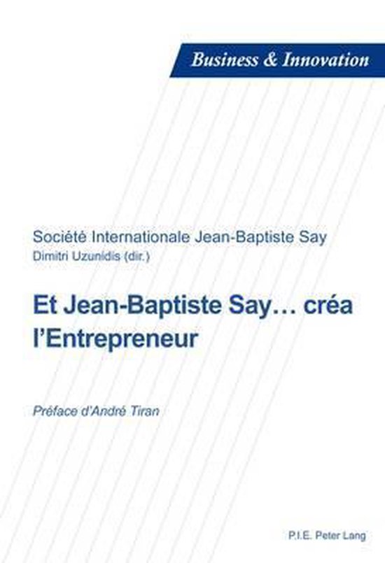 Et Jean-Baptiste Say... créa l'Entrepreneur - cover