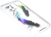 Glimmend veren hoesje Geschikt voor Samsung Galaxy S5 (Plus) / Neo