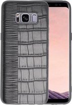 Croco Hard Case voor Samsung Galaxy S8 Zwart