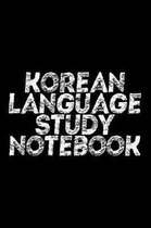 Korean Language Study Notebook