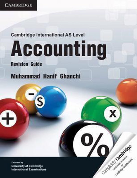 Cambridge International AS Level Accounting 9781107613515 Muhammad