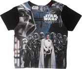 Star Wars shirt maat 116 zwart