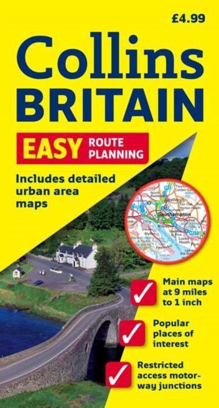 Easy Route Planning Map Britain | 9780007273904 | Boeken | bol.com
