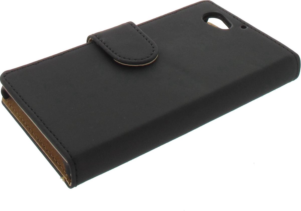 Sony Xperia Z1 Compact Premium Bookstyle Case Zwart
