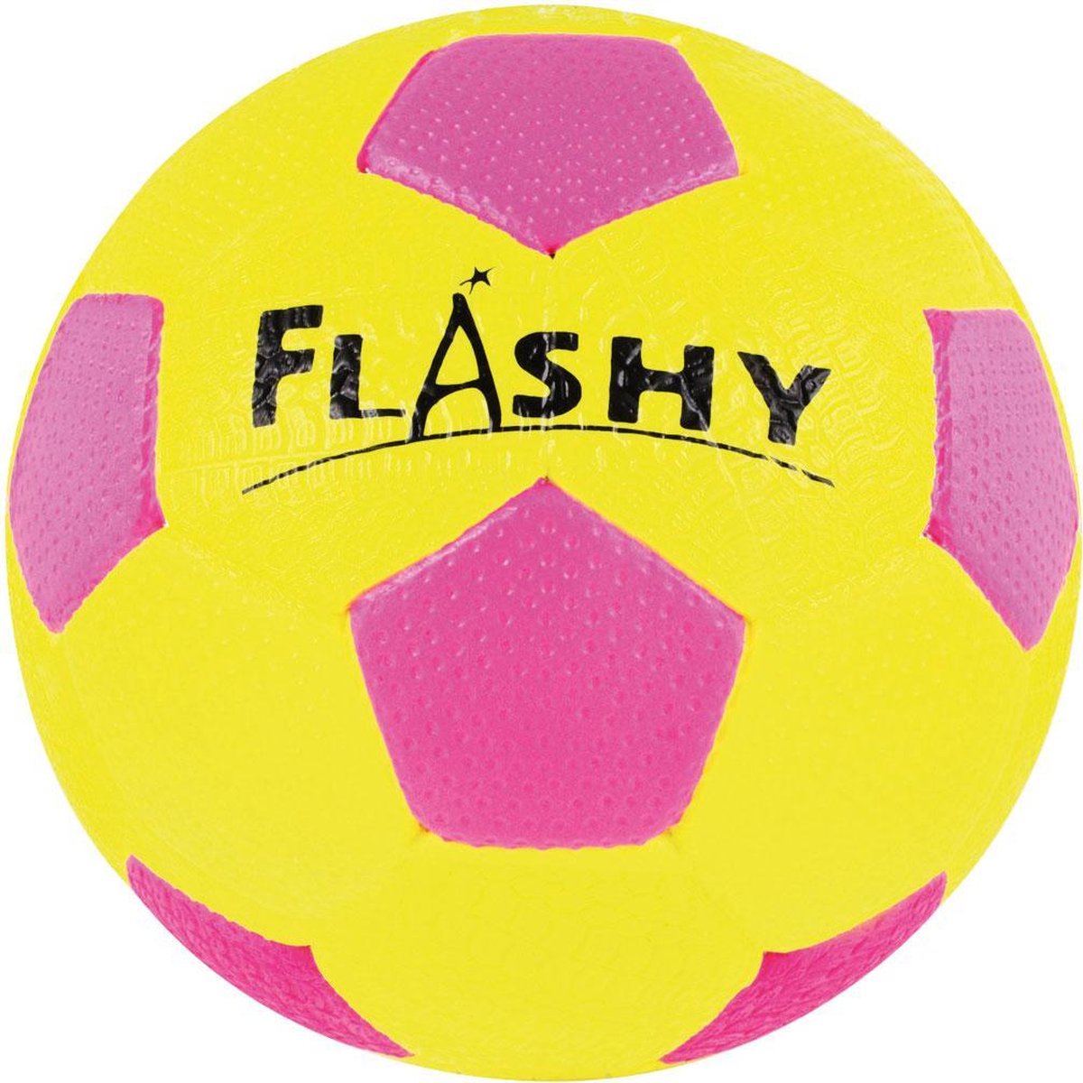 Voetbal | Flashy | Neon Voetbal | Rubber | mt 5 | Extra zichtbare voetbal