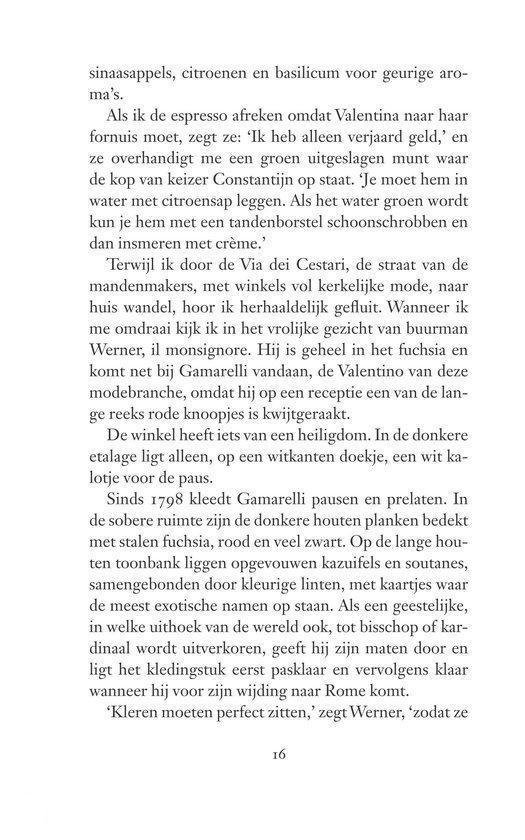 Illustratie van religieuze kleding: paarse en roze gewaden met kruis motief, rode en paarse mijters, paarse laarzen en schoenen.