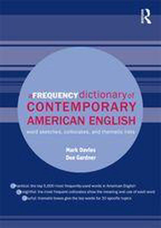 A Frequency Dictionary of American English - cover