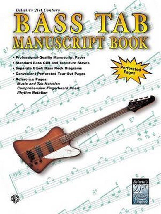 Bass TAB Manuscript Book | 9780769292229 | Boeken | bol.com