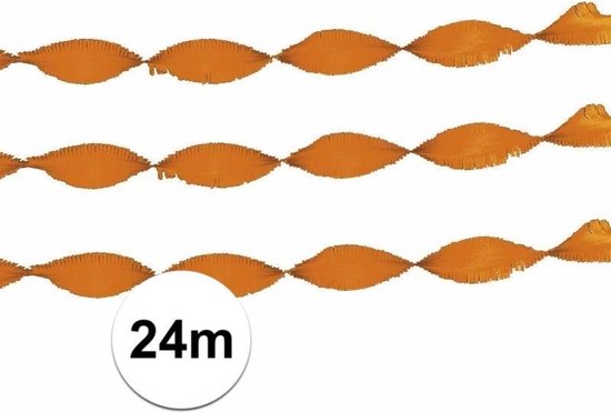 Papier Crépon Orange - Rouleau 2,50 M X 0,50 M - Décorations Fête, Activités Manuelles - 13