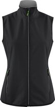 Printer Softshell Bodywarmer Vest Trial Lady 2261060 Zwart - Maat XL