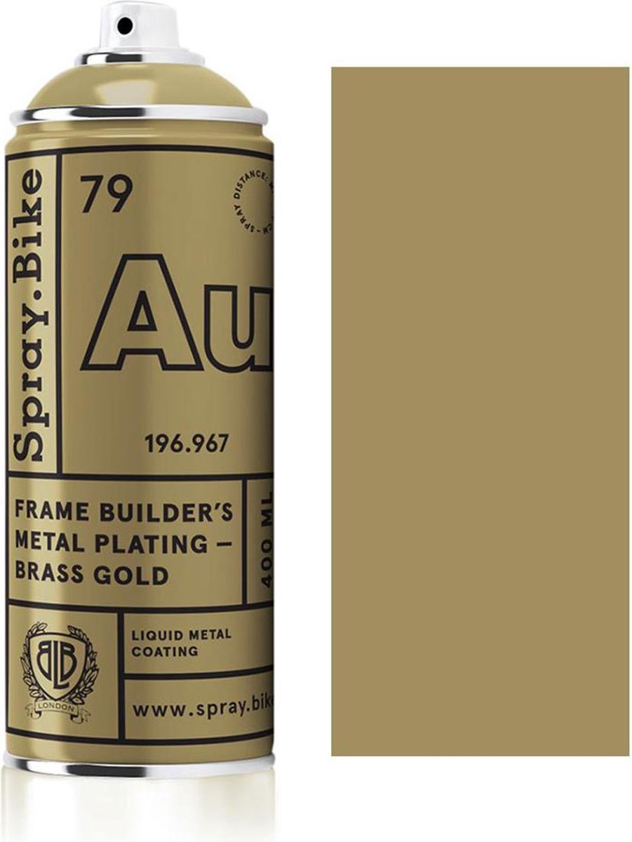 Spray.Bike Messing Gouden Fietsframe Spuitverf - Builder's Metal - Brass... | bol.com