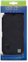Kenzo Leather/Metal Flip Case Samsung Galaxy S4 Black