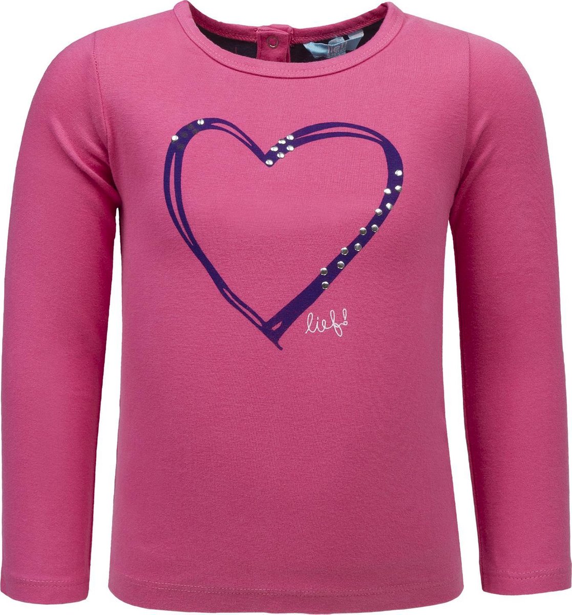 lief! lifestyle Meisjes T-shirt - Roze - Maat 74 | bol.com