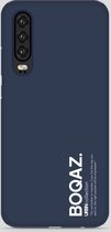 BOQAZ. Huawei P30 hoesje - Plus hoesje - hoesje URBN mat blauw