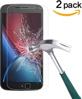 2 stuks Glass Screenprotector voor Motorola G4 Play - Tempered Glass