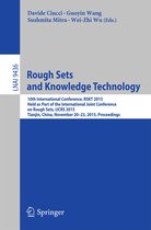 Lecture Notes in Computer Science 9436 - Rough Sets and Knowledge Technology