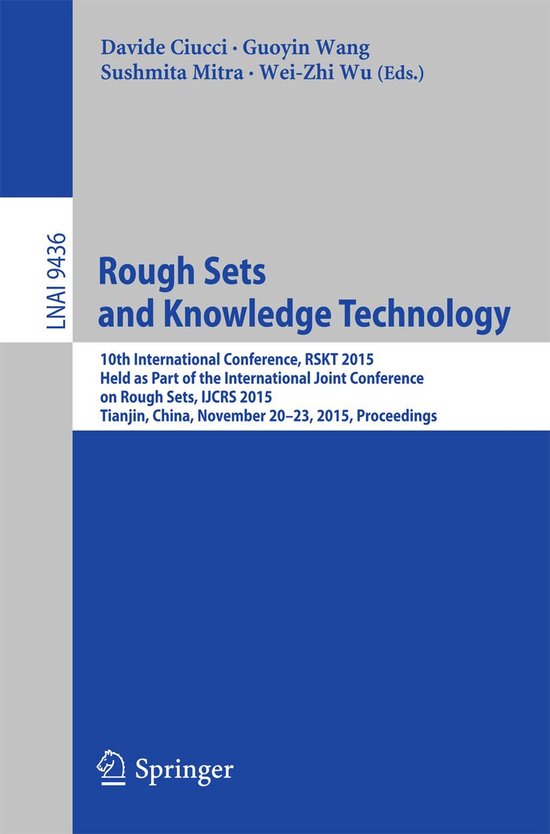 Springer Nature Proceedings Computer Science - Rough Sets an ... - cover