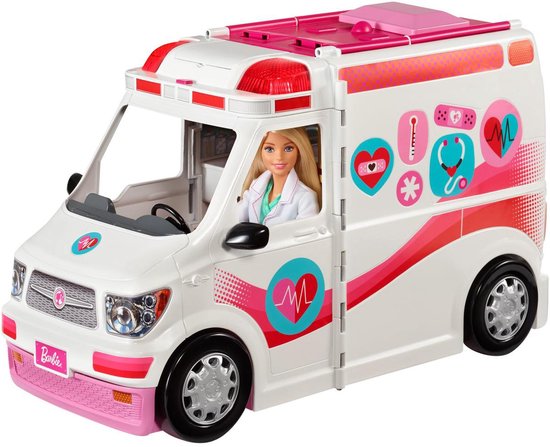 Barbie Ambulance - Poppenvoertuig