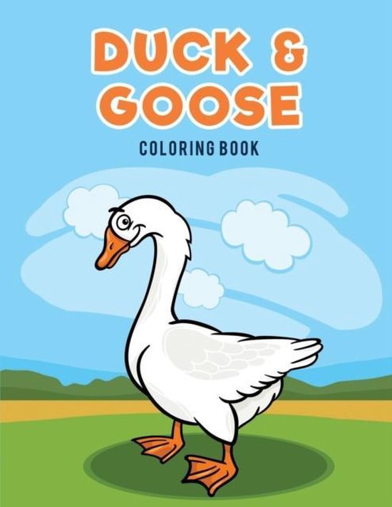 Duck & Goose Coloring Book - cover