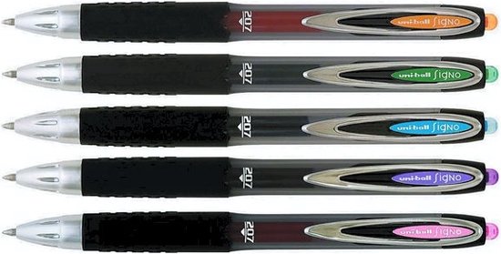Uni-ball intrekbare roller Signo RT207 groen