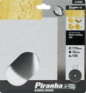 Piranha Cirkelzaagblad Chroom Vanadium, 170x16mm 100 tanden X10290