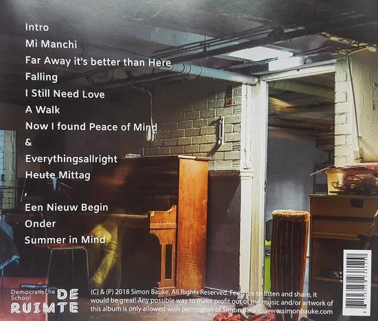 1-CD SIMON BAUKE - SIMON BAUKE (2018)