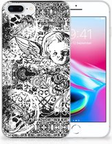iPhone 7 Plus | 8 Plus TPU Hoesje Design Skulls Angel