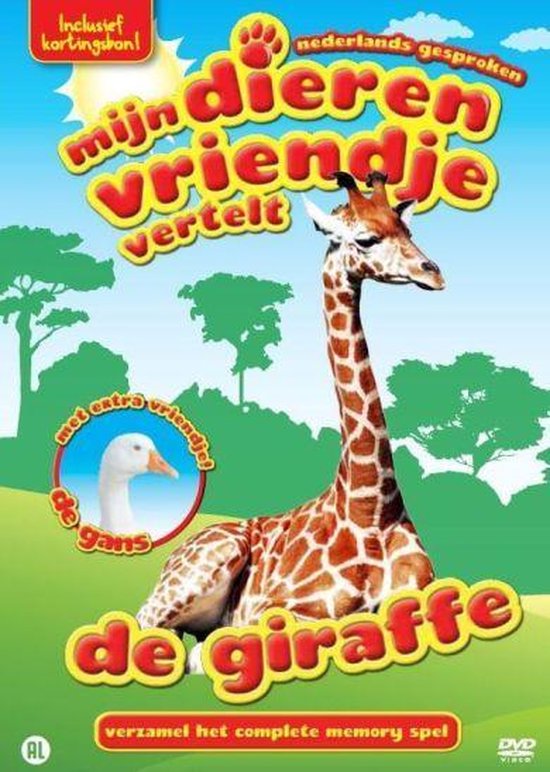 Cover van de film 'Mijn Dierenvriendje Vertelt - De Giraffe'