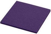 Daff Onderzetter - Vilt - Vierkant - 10 x 10 cm - Lavendel - Paars